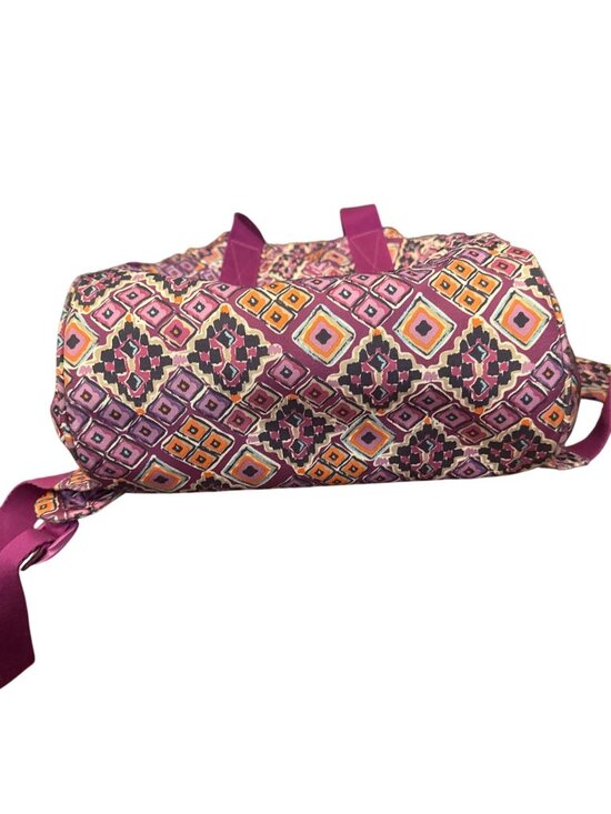 Vera Bradley Retired Lighten Up Journey Backpack Purple Geo Print Travel Bag main image 8